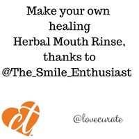 Make Your Own Herbal Mouth Rinse