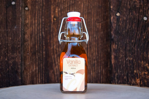 Double Strength Vanilla Extract (Regular) - 4.25 oz (Vanilla Beans Included)
