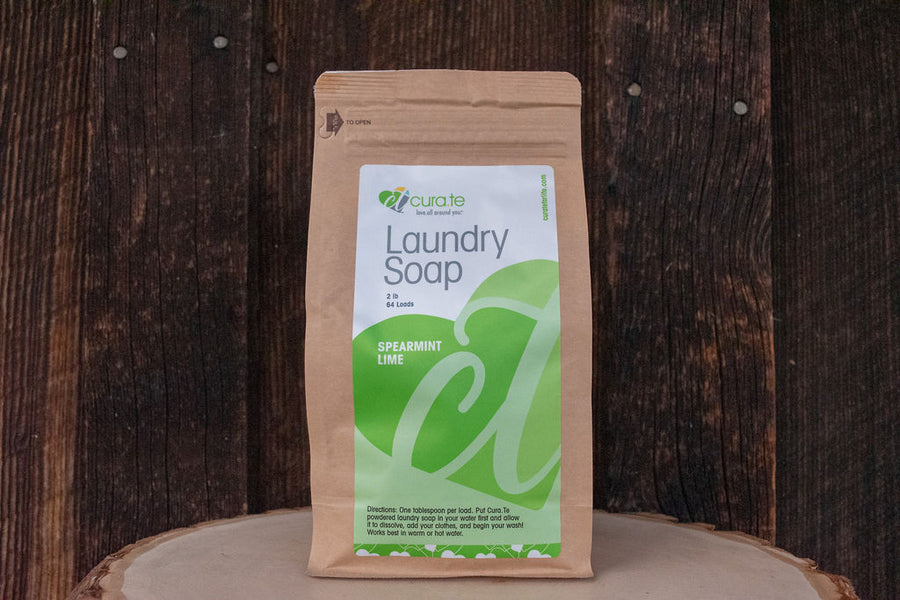 Organic Laundry Soap - Spearmint Lime - 64 Loads