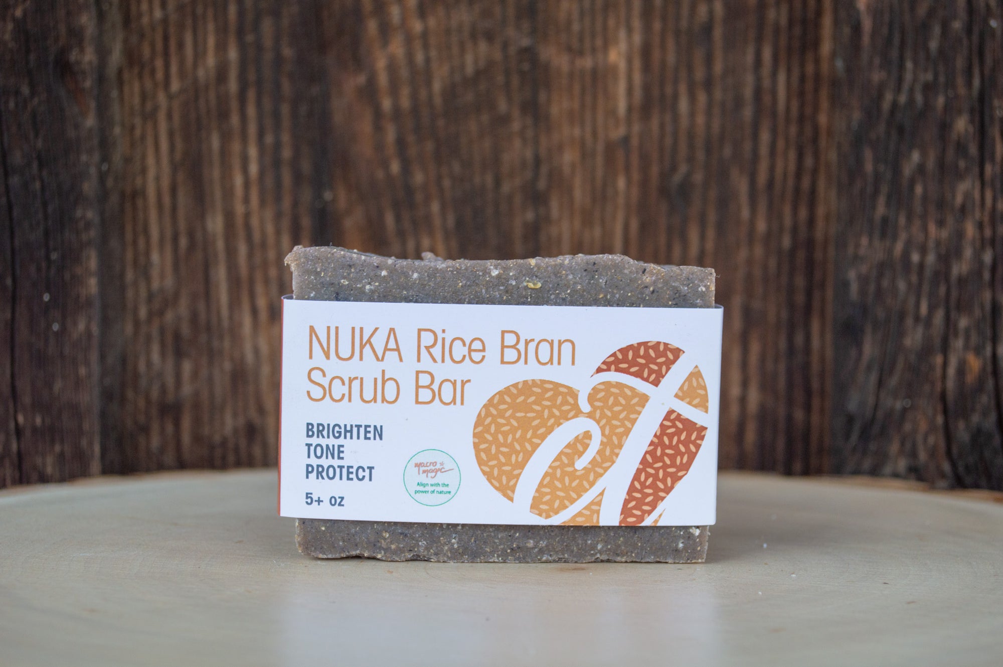NUKA Rice Bran Scrub Bar (Organic)