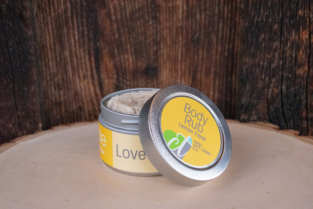 Body Rub - Frankincense Lemon - 8 oz