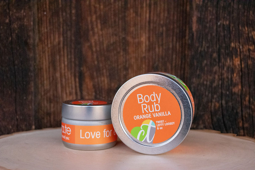 Body Rub - Orange Vanilla - 8 oz