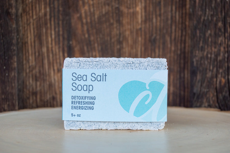 Sea Salt Soap (Organic) - 8 Pack - NO LABELS