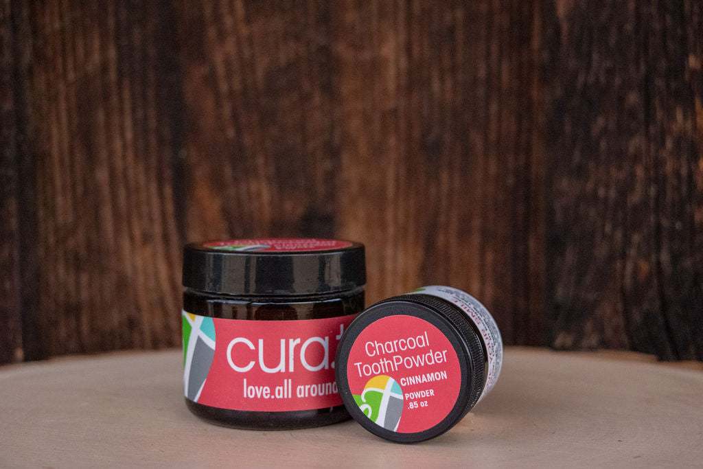 Charcoal ToothPowder - Cinnamon - .85 oz
