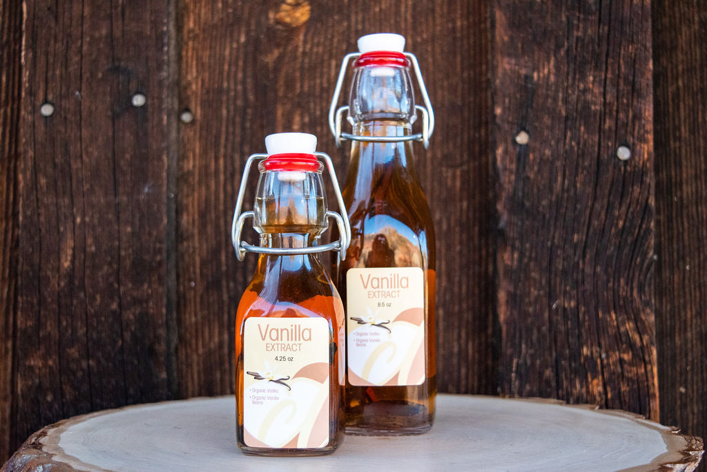 Double Strength Vanilla Extract (Regular) - 4.25 oz (Vanilla Beans Included)